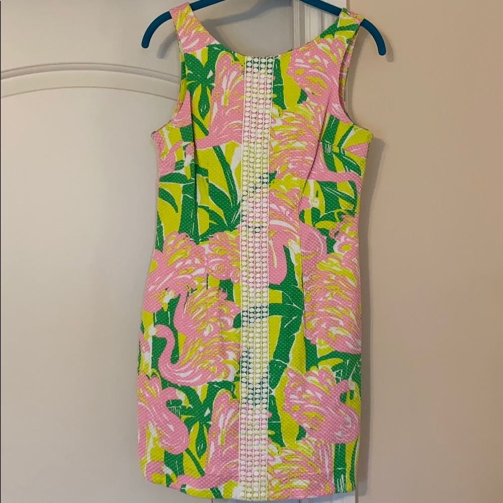Lilly for Target Flamingo Fan Dance Shift Dress